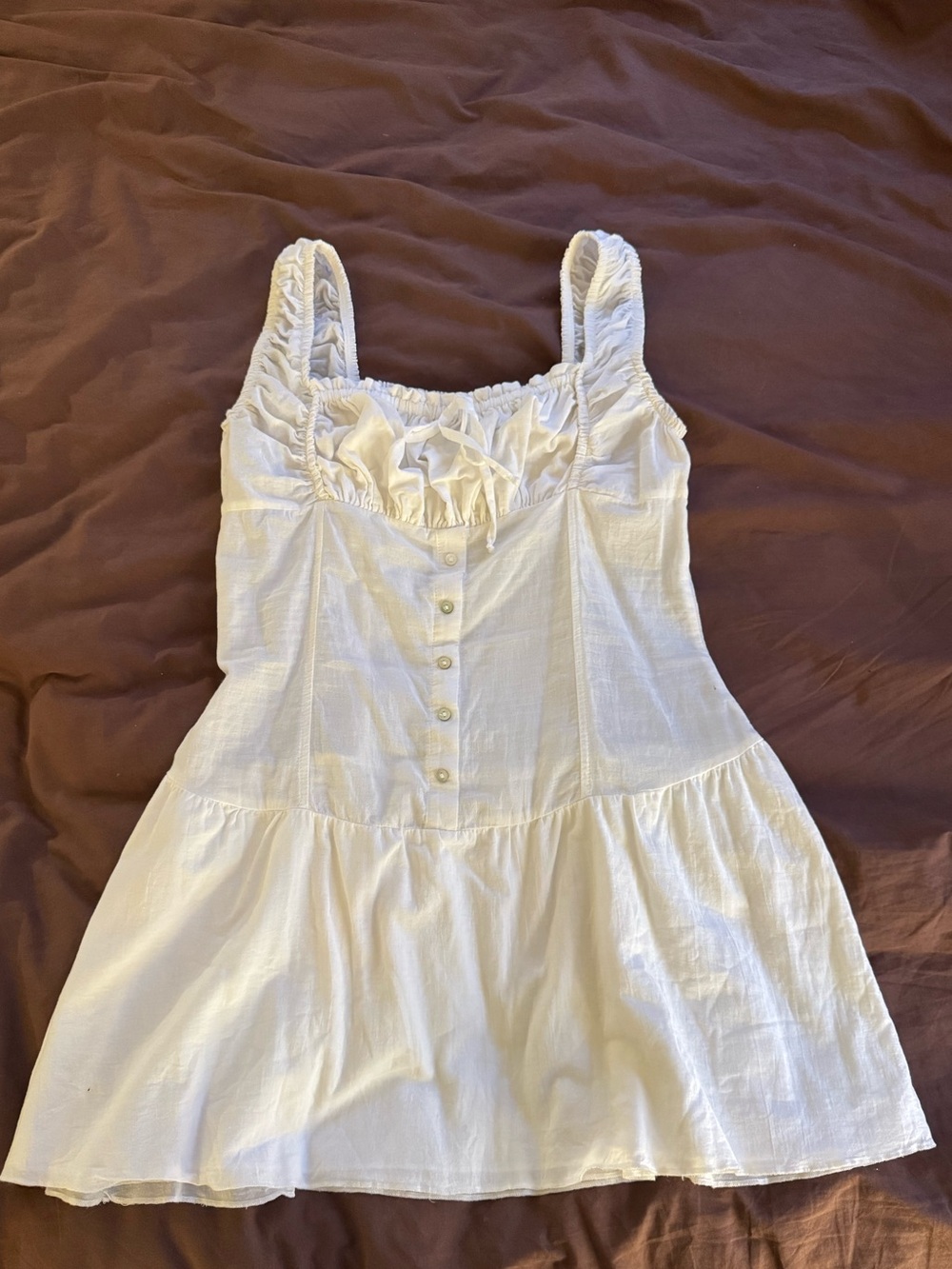 Frankie’s Bikinis Christa Mini Dress - White Size L - Picture 6 of 11
